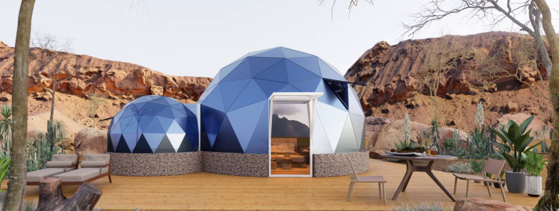 玉田县球形智能光伏玻璃星空房